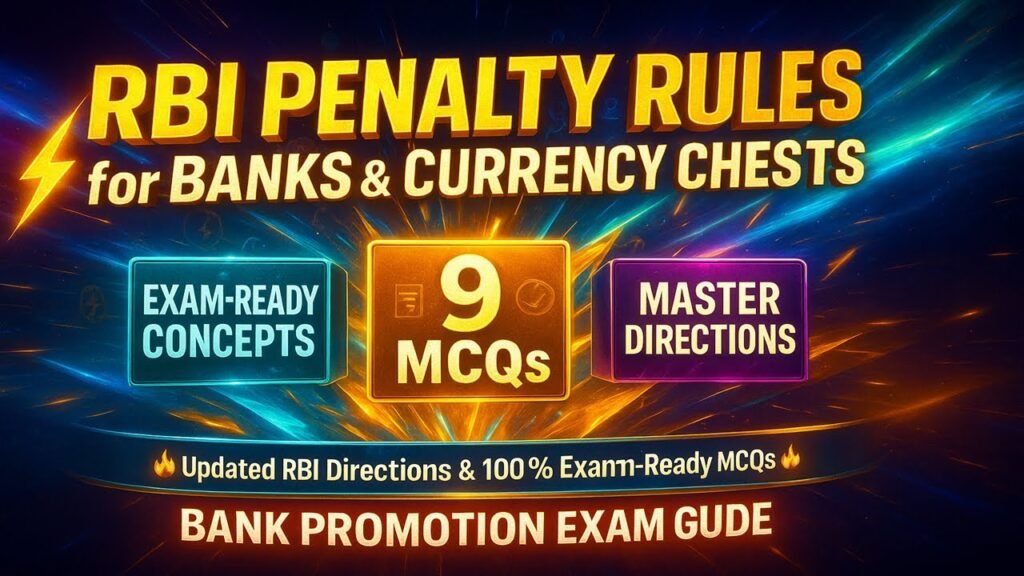 RBI Scheme of Penalties – 9 Most Expected Questions