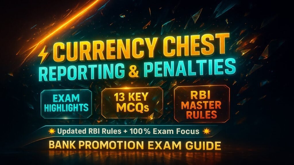 Currency Chest Reporting – 13 Most Expected Questions