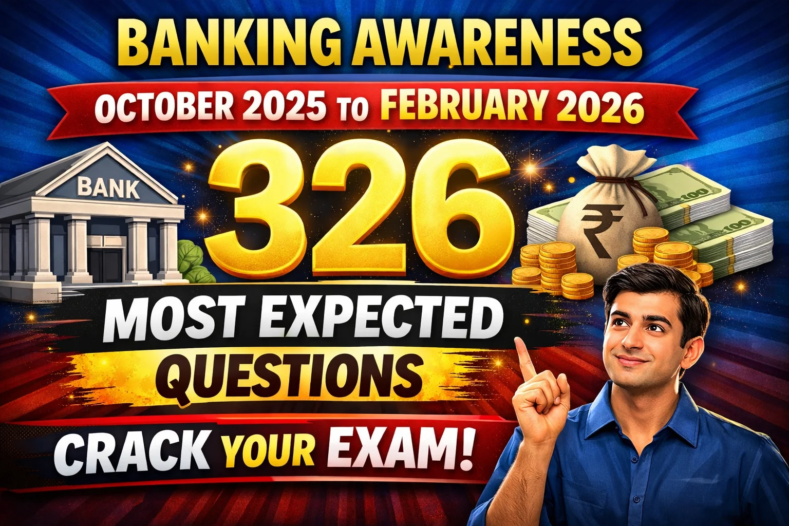 Banking Awareness October 2025 to February 2026 – 326 Most Expected Questions