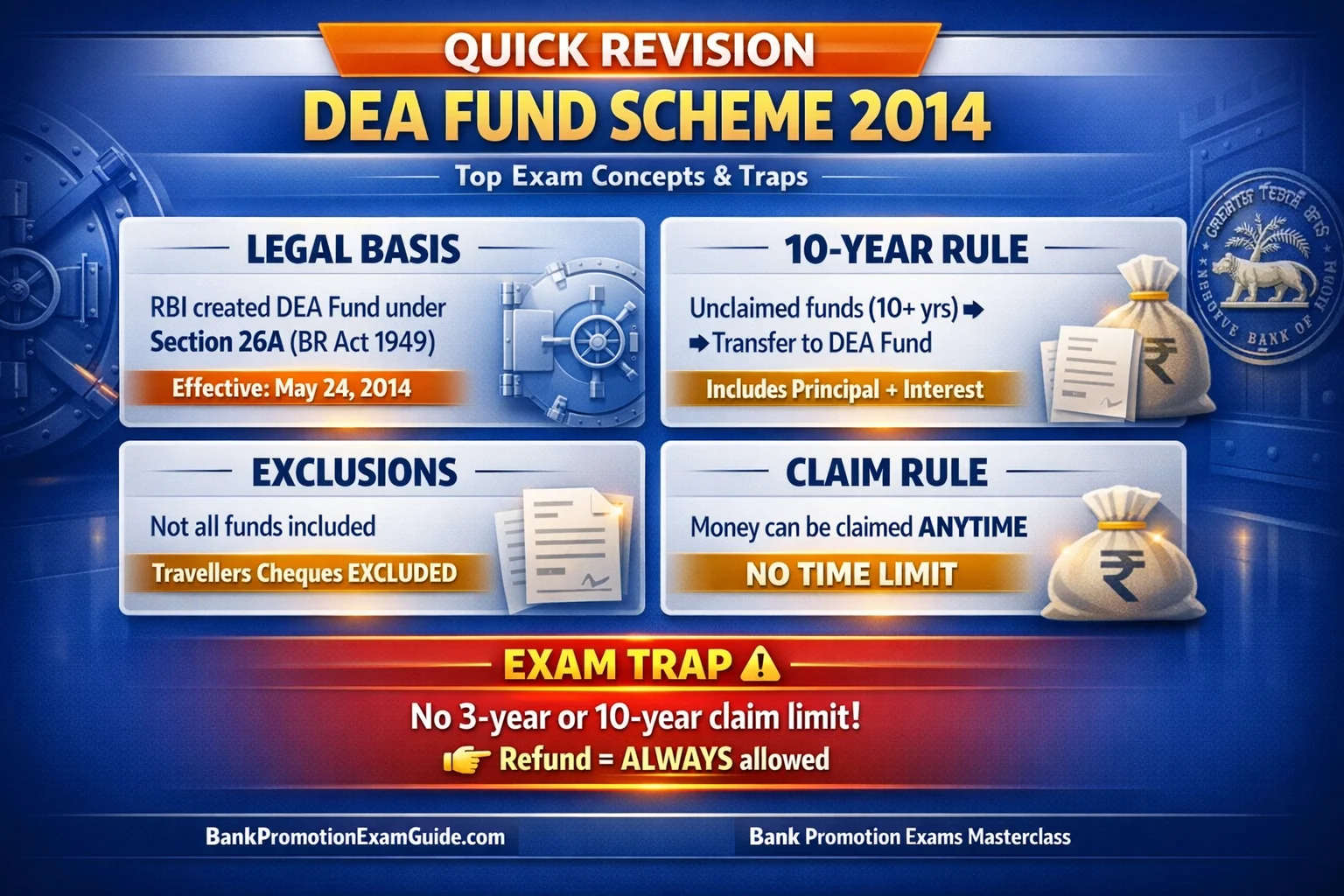 DEA Fund Scheme MCQs – 12 Most Expected Questions