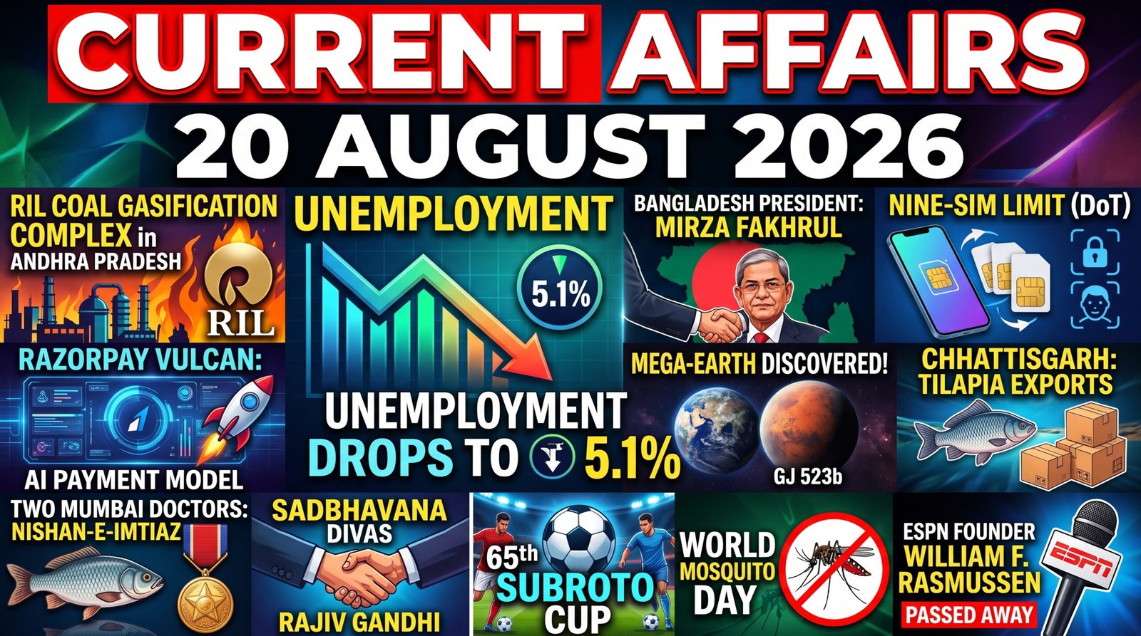 Current Affairs 20 August 2026