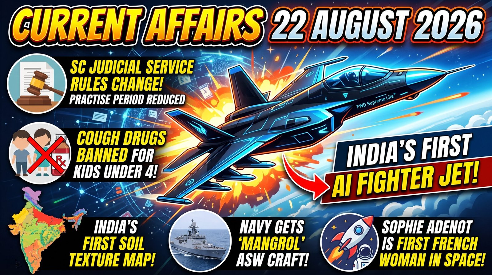 Current Affairs 22 August 2026