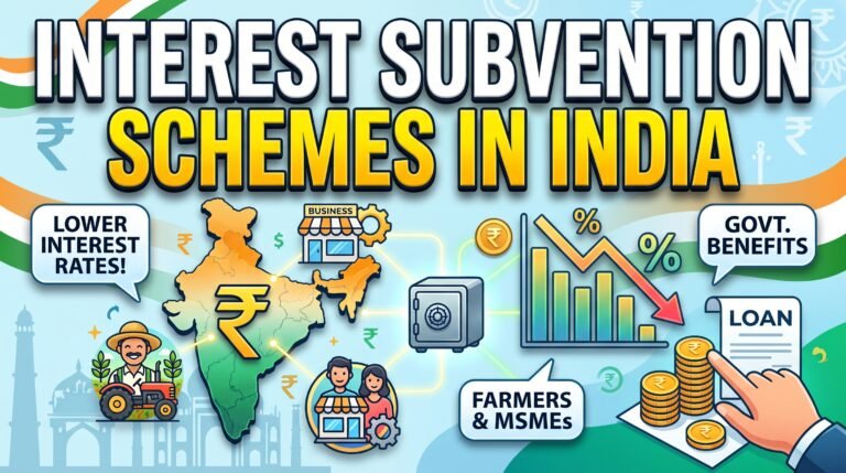Interest Subvention Schemes in India