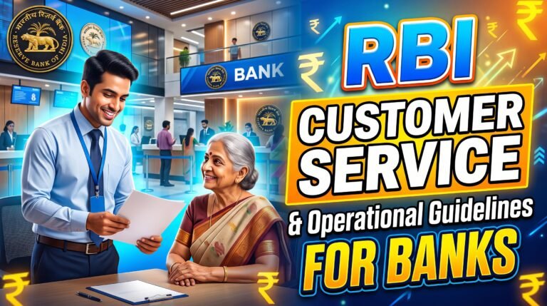 RBI Customer Service & Operational Guidelines for Banks